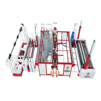 Automatic Fabric Folding Machine with Auto Hemming Machine